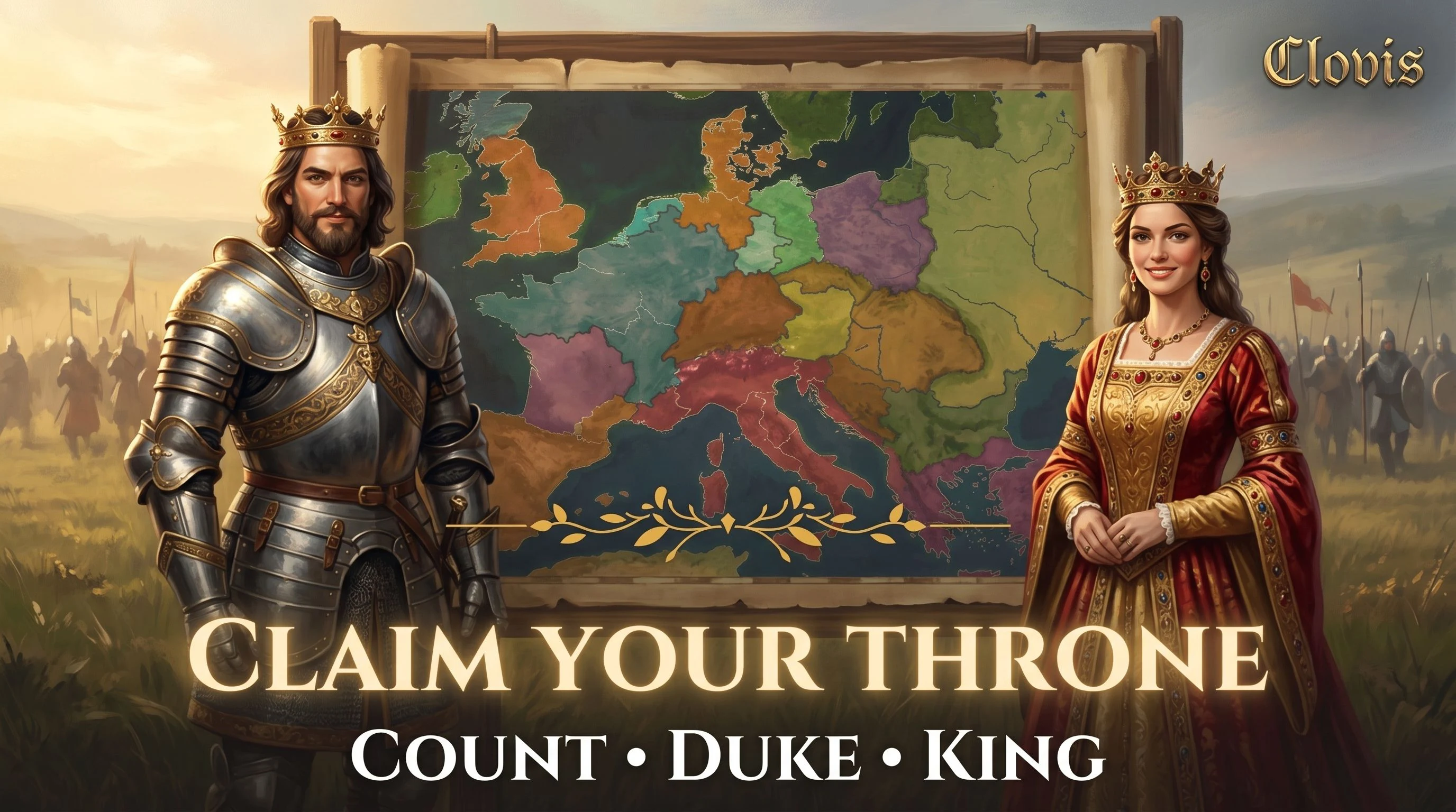 Clovis Medieval Grand Strategy screenshot